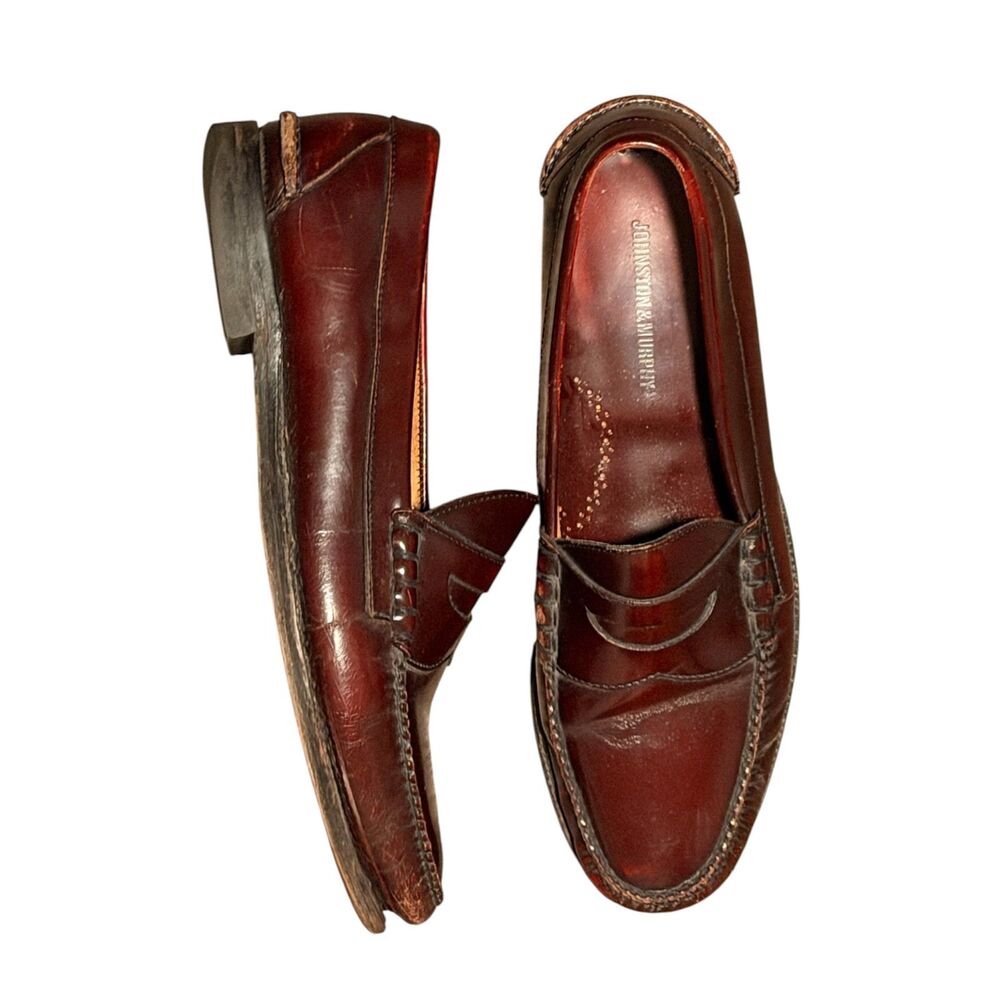 Johnston & Murphy Leather Penny Loafers Men’s Size 10.5 Dress Shoes
